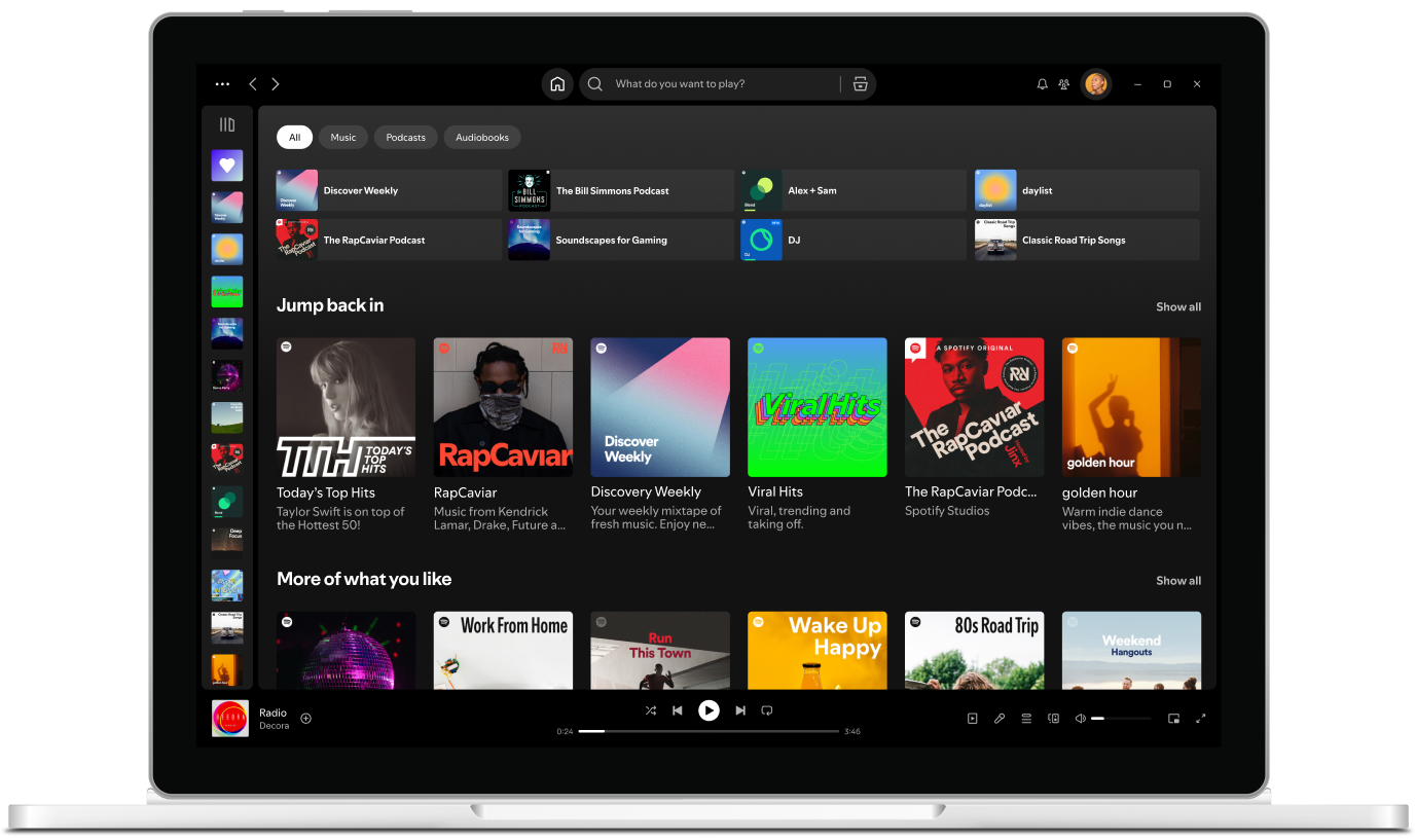 Spotify web player